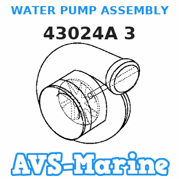 43024A 3 WATER PUMP ASSEMBLY Mercury 