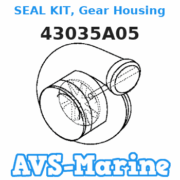 43035A05 SEAL KIT, Gear Housing Mercury 