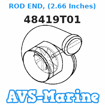 48419T01 ROD END, (2.66 Inches) Mercury 