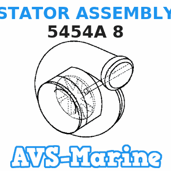 5454A 8 STATOR ASSEMBLY Mercury 