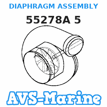 55278A 5 DIAPHRAGM ASSEMBLY Mercury 