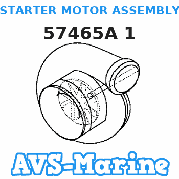 57465A 1 STARTER MOTOR ASSEMBLY Mercury 