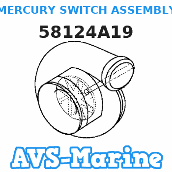 58124A19 MERCURY SWITCH ASSEMBLY Mercury 