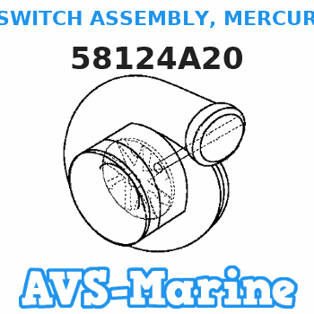 58124A20 SWITCH ASSEMBLY, MERCURY Mercury 