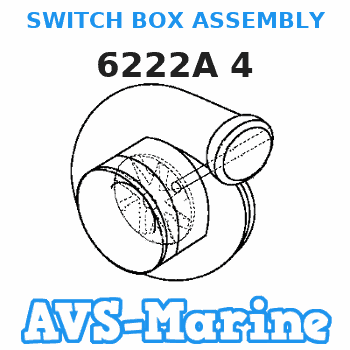 6222A 4 SWITCH BOX ASSEMBLY Mercury 