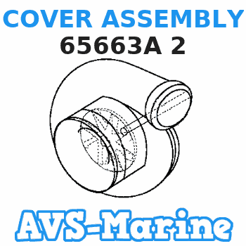 65663A 2 COVER ASSEMBLY Mercury 