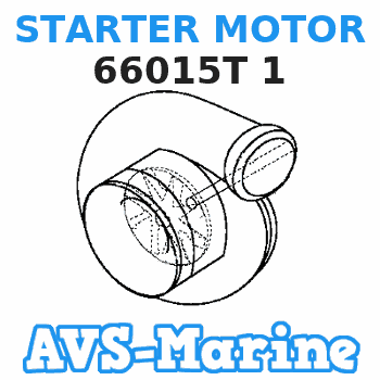 66015T 1 STARTER MOTOR Mercury 