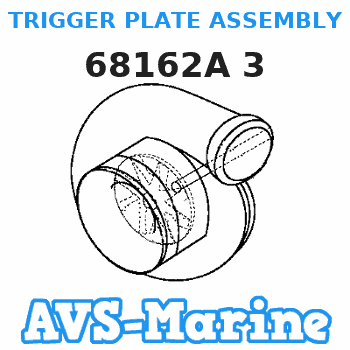 68162A 3 TRIGGER PLATE ASSEMBLY Mercury 
