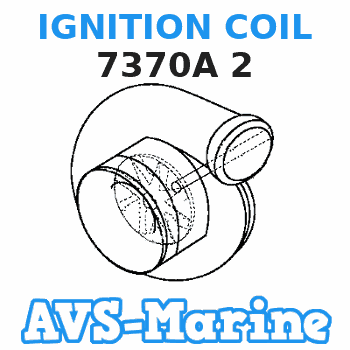 7370A 2 IGNITION COIL Mercury 