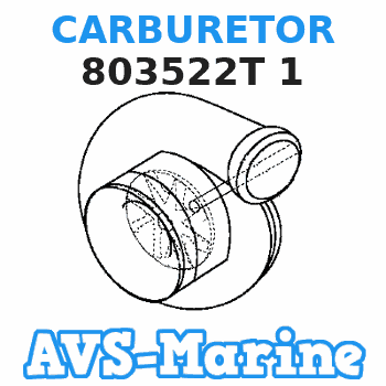 803522T 1 CARBURETOR Mercury 