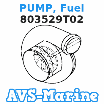 803529T02 PUMP, Fuel Mercury 