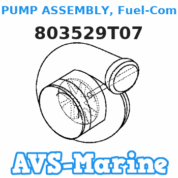 803529T07 PUMP ASSEMBLY, Fuel-Complete Only Mercury 
