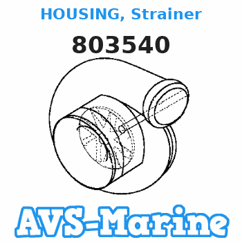 803540 HOUSING, Strainer Mercury 