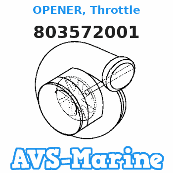 803572001 OPENER, Throttle Mercury 