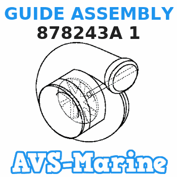 878243A 1 GUIDE ASSEMBLY Mercury 