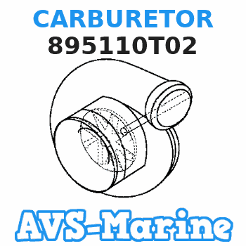 895110T02 CARBURETOR Mercury 