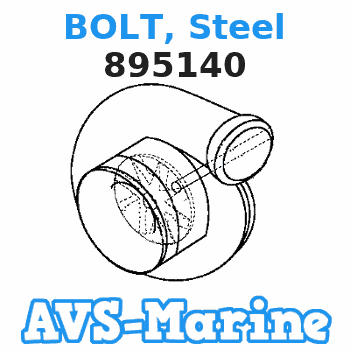 895140 BOLT, Steel Mercury 
