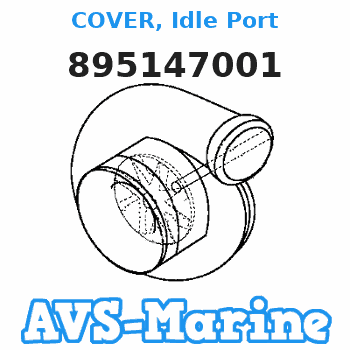 895147001 COVER, Idle Port Mercury 