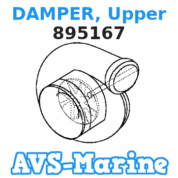 895167 DAMPER, Upper Mercury 