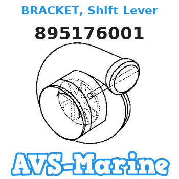 895176001 BRACKET, Shift Lever Mercury 