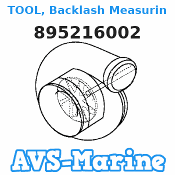 895216002 TOOL, Backlash Measuring Arm Mercury 