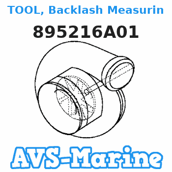 895216A01 TOOL, Backlash Measuring Sub-Assembly Mercury 