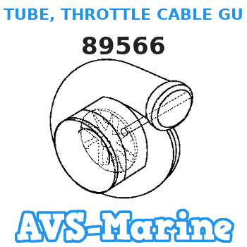 89566 TUBE, THROTTLE CABLE GUIDE Mercury 