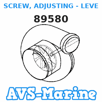 89580 SCREW, ADJUSTING - LEVER Mercury 