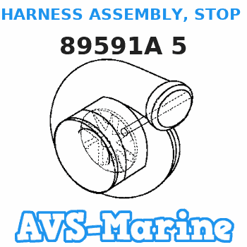 89591A 5 HARNESS ASSEMBLY, STOP SWITCH Mercury 