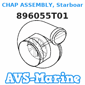 896055T01 CHAP ASSEMBLY, Starboard Mercury 