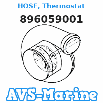 896059001 HOSE, Thermostat Mercury 