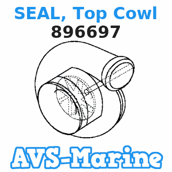 896697 SEAL, Top Cowl Mercury 
