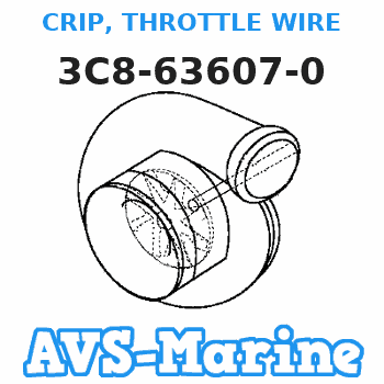 3C8-63607-0 CRIP, THROTTLE WIRE Nissan 