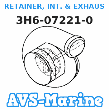 3H6-07221-0 RETAINER, INT. & EXHAUST Nissan 