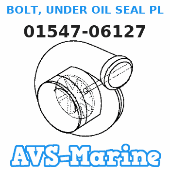 01547-06127 BOLT, UNDER OIL SEAL PLATE Suzuki 