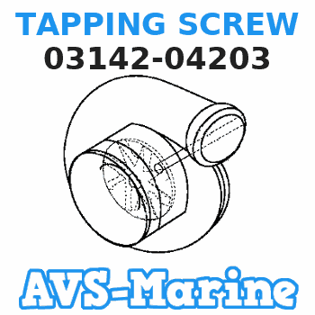 03142-04203 TAPPING SCREW Suzuki 