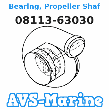 08113-63030 Bearing, Propeller Shaft Suzuki 