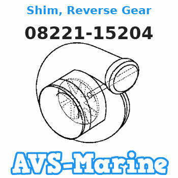 08221-15204 Shim, Reverse Gear Suzuki 