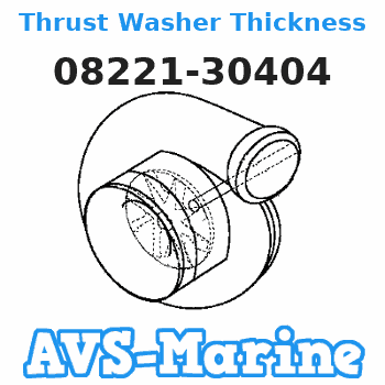 08221-30404 Thrust Washer Thickness: 0.2 Suzuki 