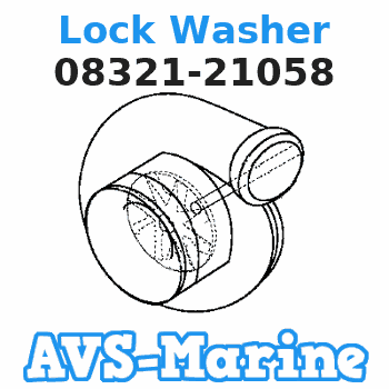 08321-21058 Lock Washer Suzuki 