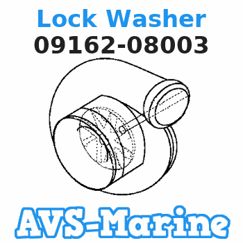 09162-08003 Lock Washer Suzuki 