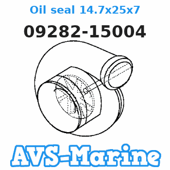 09282-15004 Suzuki Oil seal 14.7x25x7