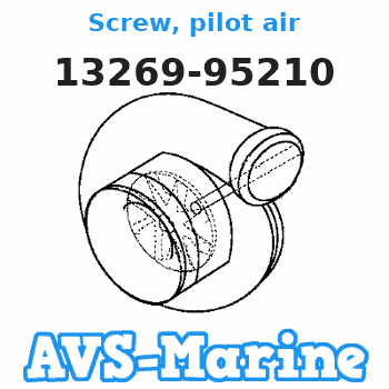 13269-95210 Screw, pilot air Suzuki 