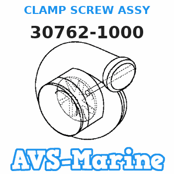30762-1000 CLAMP SCREW ASSY Tohatsu 