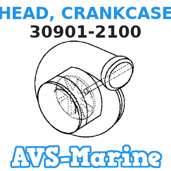 30901-2100 HEAD, CRANKCASE Tohatsu 