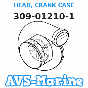 309-01210-1 HEAD, CRANK CASE Tohatsu 