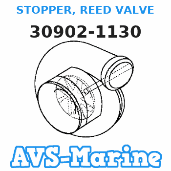 30902-1130 STOPPER, REED VALVE Tohatsu 