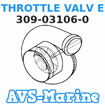 309-03106-0 THROTTLE VALV E Tohatsu 