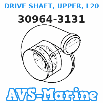 30964-3131 DRIVE SHAFT, UPPER, L20" Tohatsu 