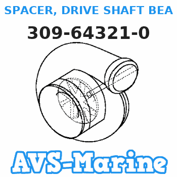 309-64321-0 SPACER, DRIVE SHAFT BEARING Tohatsu 
